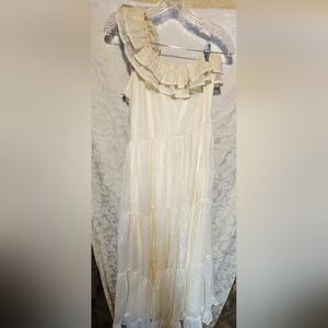 NWT Cabana One Shoulder Large Maxi Dress